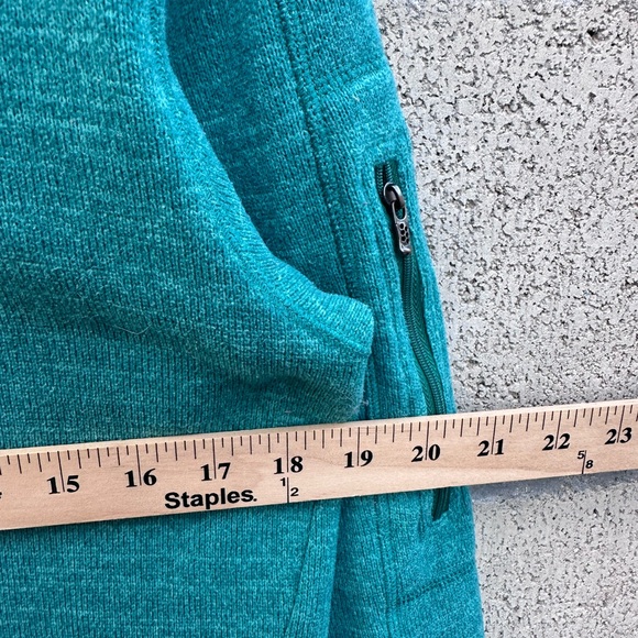 Vintage Patagonia Better Sweater 1/4 Zip Womens L Teal - Picture 4 of 6